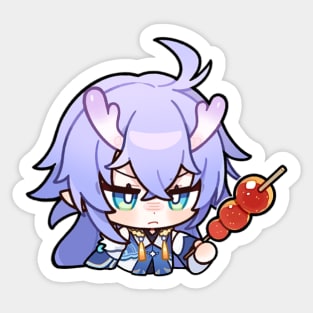 Honkai Star Rail Chibi Bailu 2 Sticker